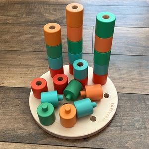 Lovevery Wooden Stacking Peg Board